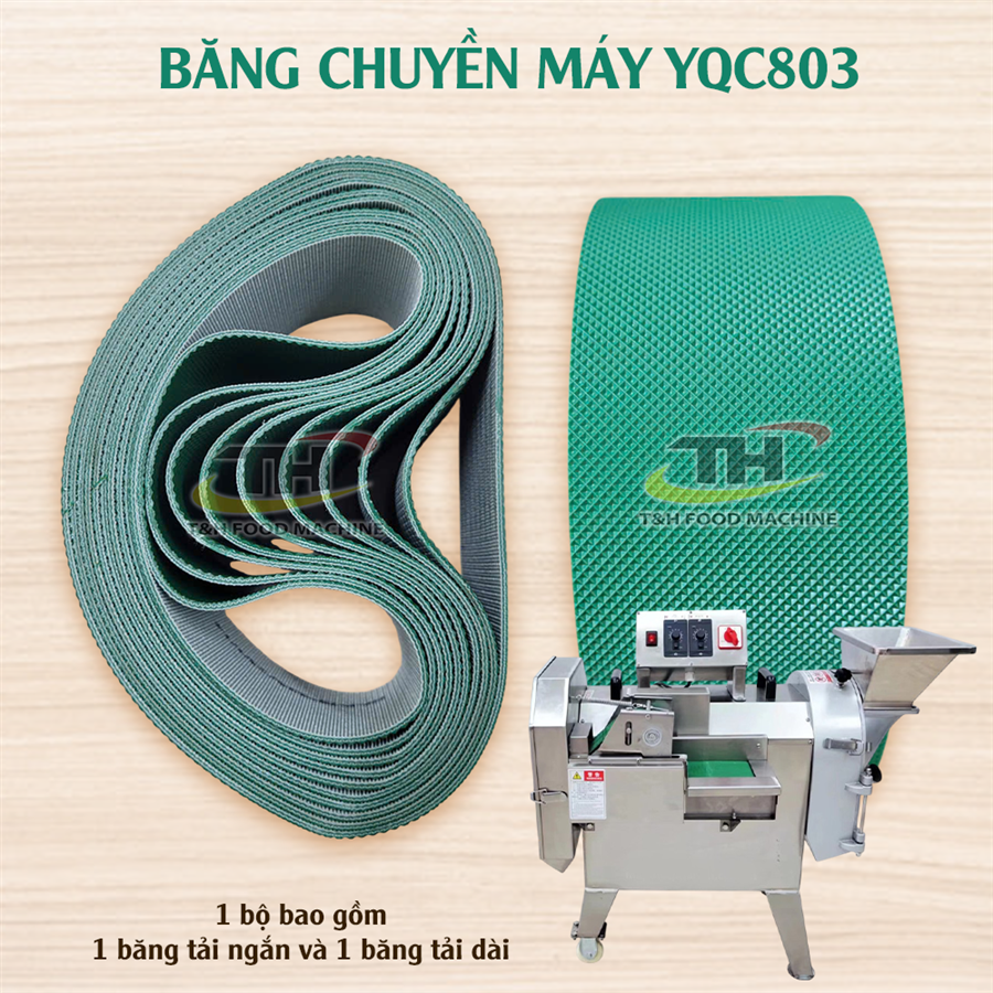 Băng chuyền máy thái rau củ YQC803