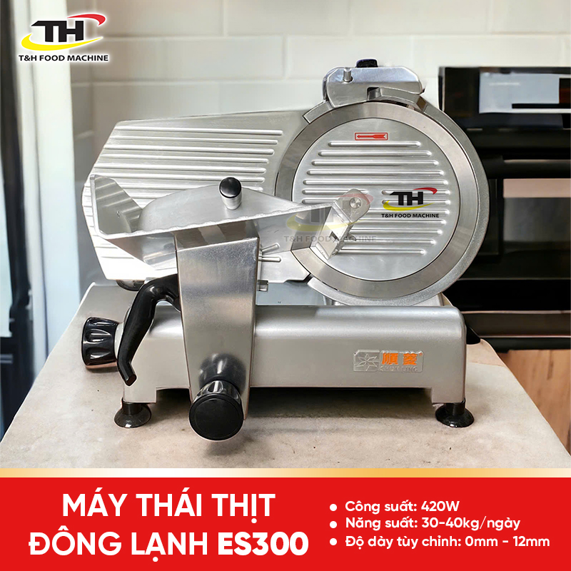 Máy Thái Thịt Chín, Đông Lạnh ES300 - Công Suất 420W