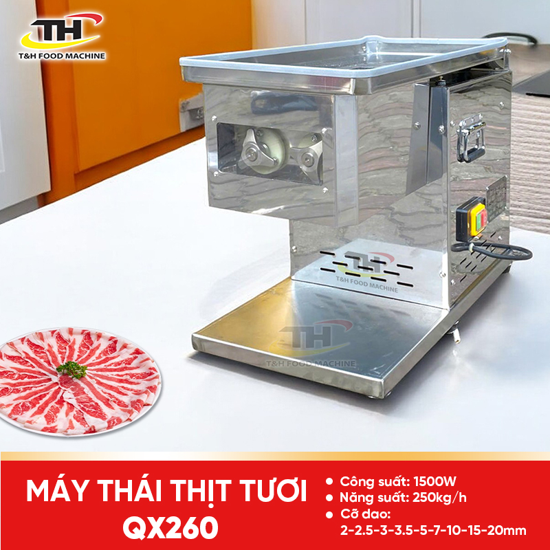 Máy Thái Thịt Tươi Sống QX-260