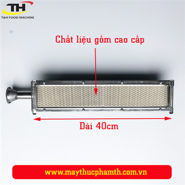 Phụ Kiện Họng Đốt Sứ Cho Bếp Nướng Gas Công Nghiệp