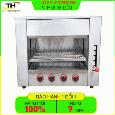 Lò Nướng Salamender Dùng Gas 4 Họng Đốt