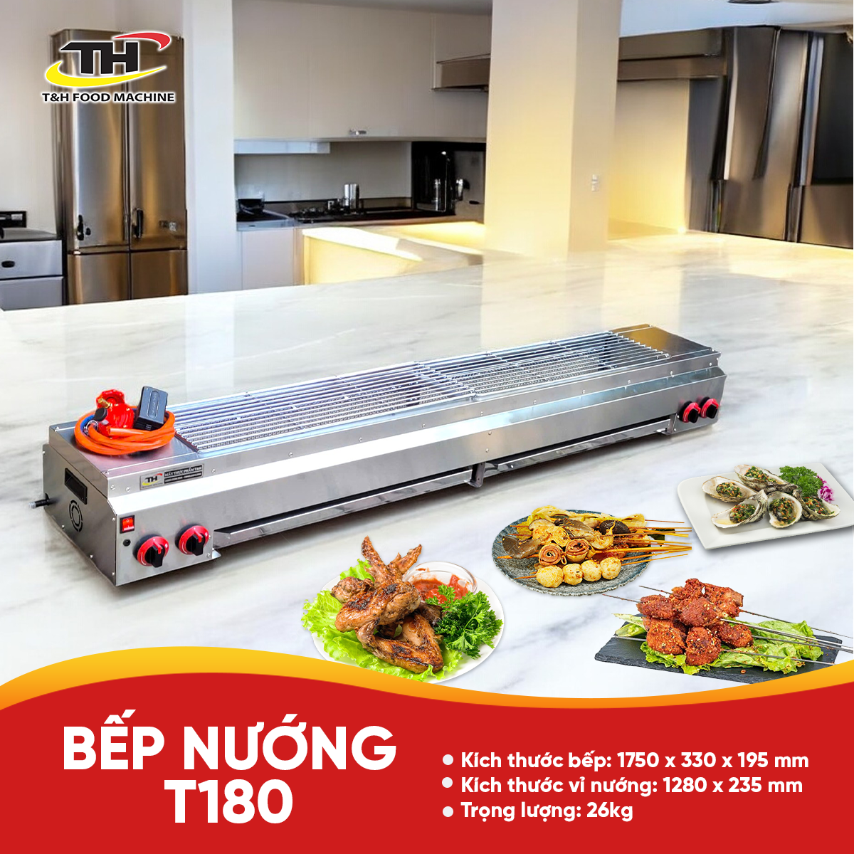 Bếp Nướng Không Khói T180