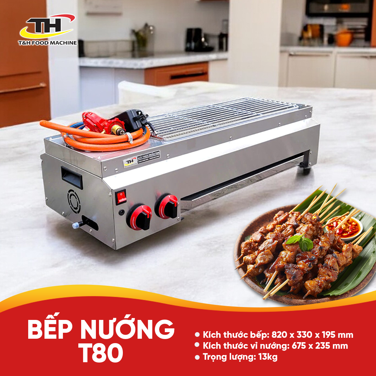 Bếp Nướng Không Khói T80