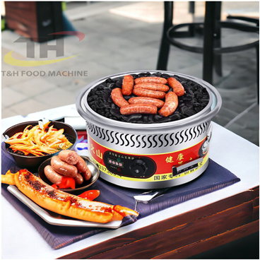 Bếp Nướng Xúc Xích Bằng Đá Dùng Điện