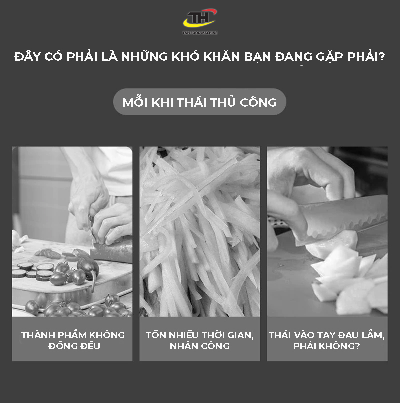 Máy thái rau củ công nghiệp YQC-802