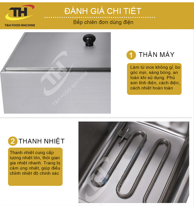 Hướng dẫn sử dụng bếp chiên đúng cách và an toàn