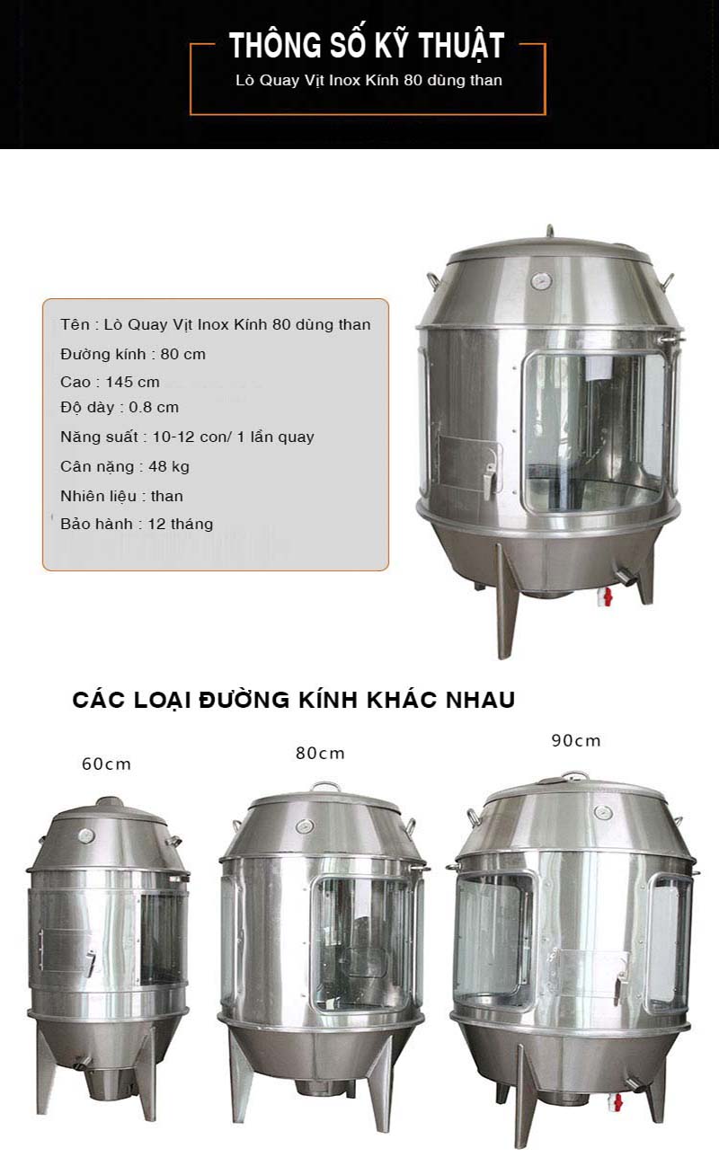 Mách bạn kinh nghiệm lựa chọn mua lò quay vịt